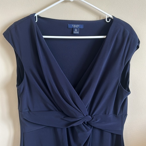 Chaps Blue Dress Size XL - Picture 3 of 5